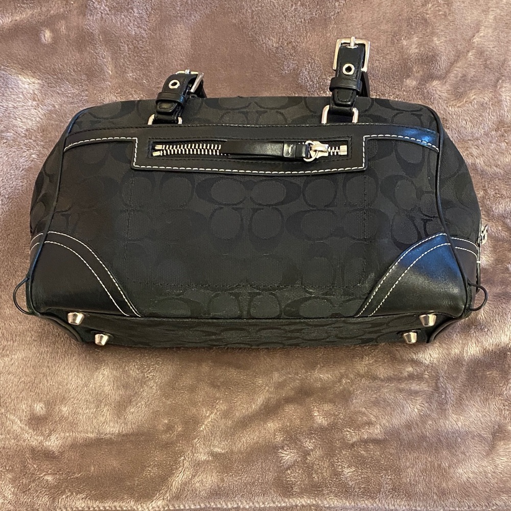 Coach Black Satchel - Picture 12 of 13